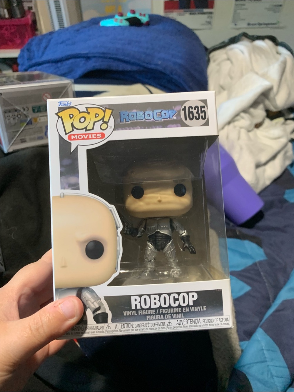 Funko Pop! Robocop Vinyl Figure - Silver and Flesh-Tone